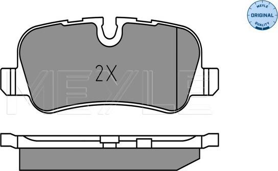 Meyle 025 241 9217 - Kit de plaquettes de frein, frein à disque cwaw.fr