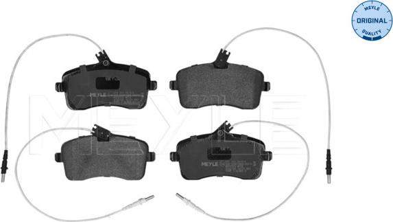 Meyle 025 241 3418/W - Kit de plaquettes de frein, frein à disque cwaw.fr