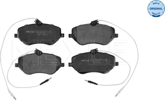 Meyle 025 241 3317/W - Kit de plaquettes de frein, frein à disque cwaw.fr