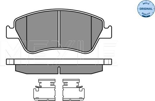 Meyle 025 241 2219/W - Kit de plaquettes de frein, frein à disque cwaw.fr