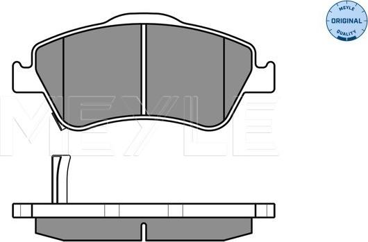 Meyle 025 241 2219/W - Kit de plaquettes de frein, frein à disque cwaw.fr