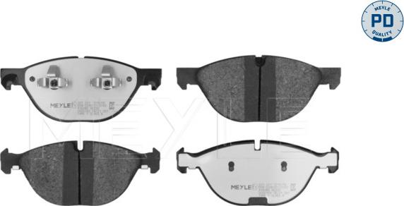 Meyle 025 241 7219/PD - Kit de plaquettes de frein, frein à disque cwaw.fr