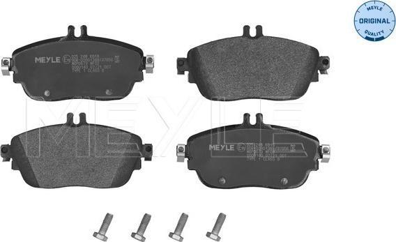 Meyle 025 248 6919 - Kit de plaquettes de frein, frein à disque cwaw.fr