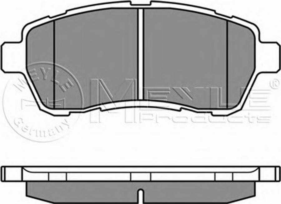 Meyle 025 242 8316 - Kit de plaquettes de frein, frein à disque cwaw.fr