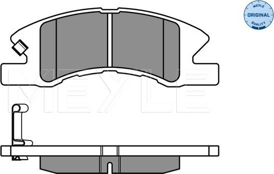 Meyle 025 242 2914/W - Kit de plaquettes de frein, frein à disque cwaw.fr