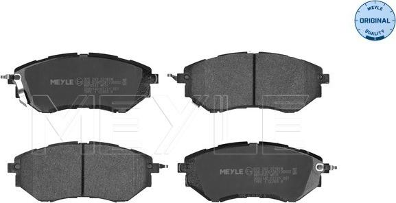 Meyle 025 242 2218/W - Kit de plaquettes de frein, frein à disque cwaw.fr