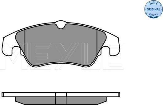 Meyle 025 247 4319/W - Kit de plaquettes de frein, frein à disque cwaw.fr