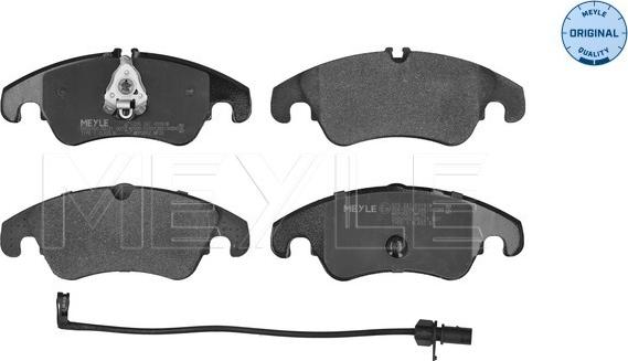 Meyle 025 247 4319/W - Kit de plaquettes de frein, frein à disque cwaw.fr