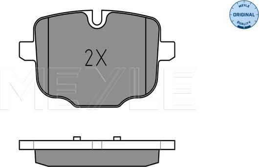 Meyle 025 247 0318 - Kit de plaquettes de frein, frein à disque cwaw.fr