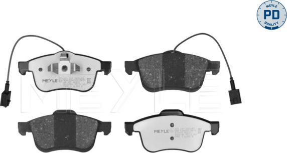 Meyle 025 247 2920/PD - Kit de plaquettes de frein, frein à disque cwaw.fr