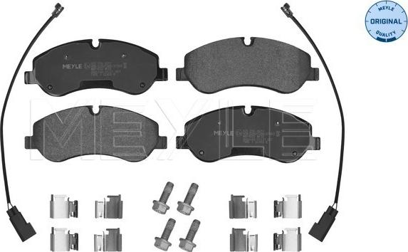 Meyle 025 256 0217 - Kit de plaquettes de frein, frein à disque cwaw.fr