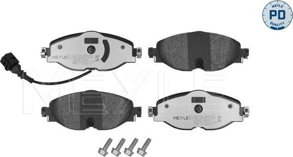 Meyle 025 256 8320/PD - Kit de plaquettes de frein, frein à disque cwaw.fr