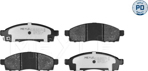 Meyle 025 250 8717/PD - Kit de plaquettes de frein, frein à disque cwaw.fr