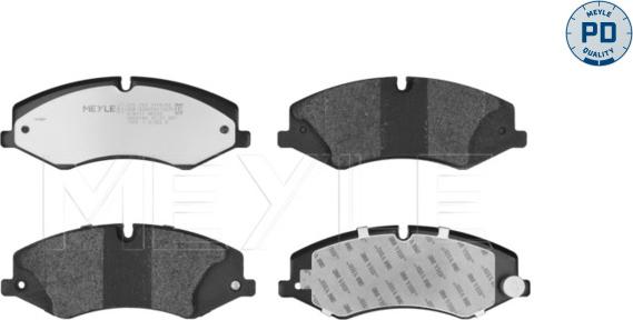 Meyle 025 250 2119/PD - Kit de plaquettes de frein, frein à disque cwaw.fr