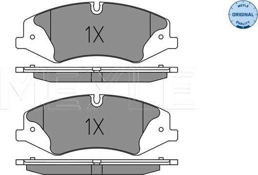 Meyle 025 250 2119 - Kit de plaquettes de frein, frein à disque cwaw.fr