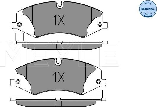 Meyle 025 250 2119 - Kit de plaquettes de frein, frein à disque cwaw.fr