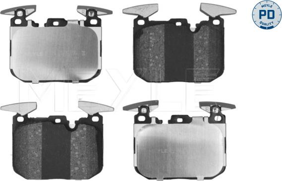 Meyle 025 250 2817/PD - Kit de plaquettes de frein, frein à disque cwaw.fr