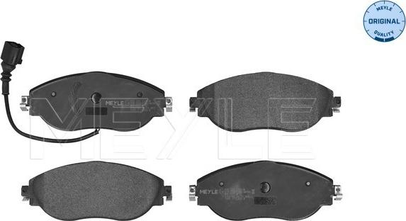 Meyle 025 251 1720/W - Kit de plaquettes de frein, frein à disque cwaw.fr