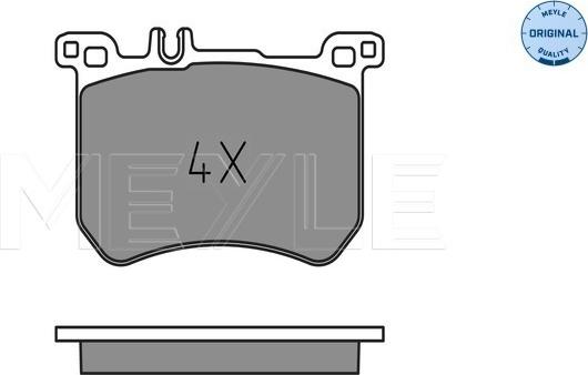 Meyle 025 251 8317 - Kit de plaquettes de frein, frein à disque cwaw.fr