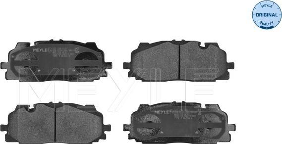 Meyle 025 258 6117 - Kit de plaquettes de frein, frein à disque cwaw.fr