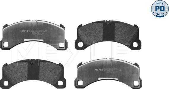 Meyle 025 257 0116/PD - Kit de plaquettes de frein, frein à disque cwaw.fr