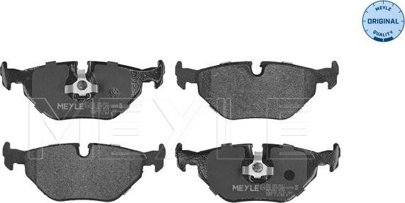 Meyle 025 209 9517 - Kit de plaquettes de frein, frein à disque cwaw.fr