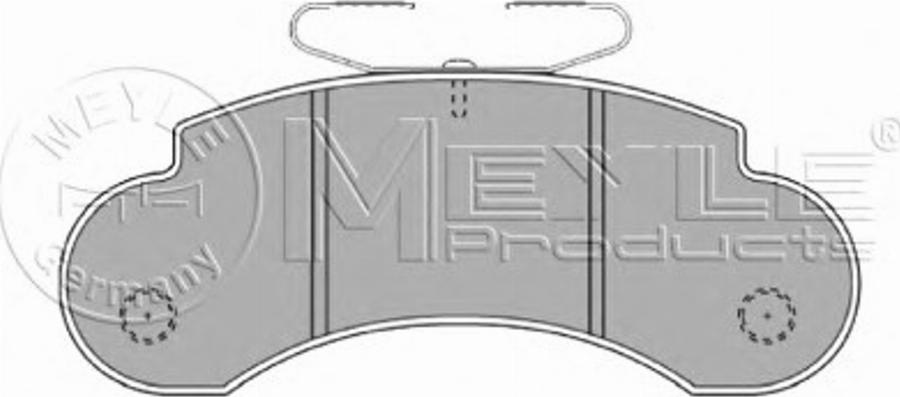 Meyle 025 209 3214 - Kit de plaquettes de frein, frein à disque cwaw.fr