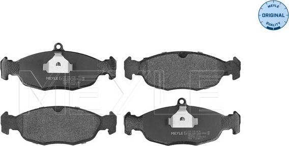 Meyle 025 205 4716 - Kit de plaquettes de frein, frein à disque cwaw.fr