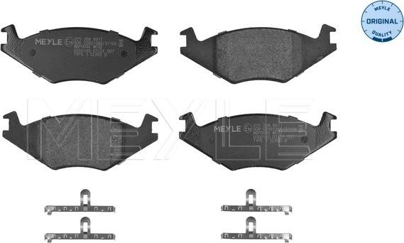 Meyle 025 208 8917 - Kit de plaquettes de frein, frein à disque cwaw.fr