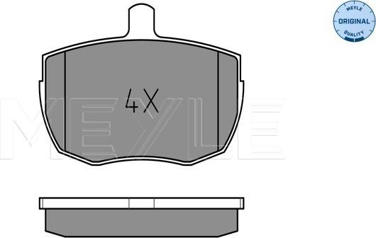 Meyle 025 203 5918 - Kit de plaquettes de frein, frein à disque cwaw.fr