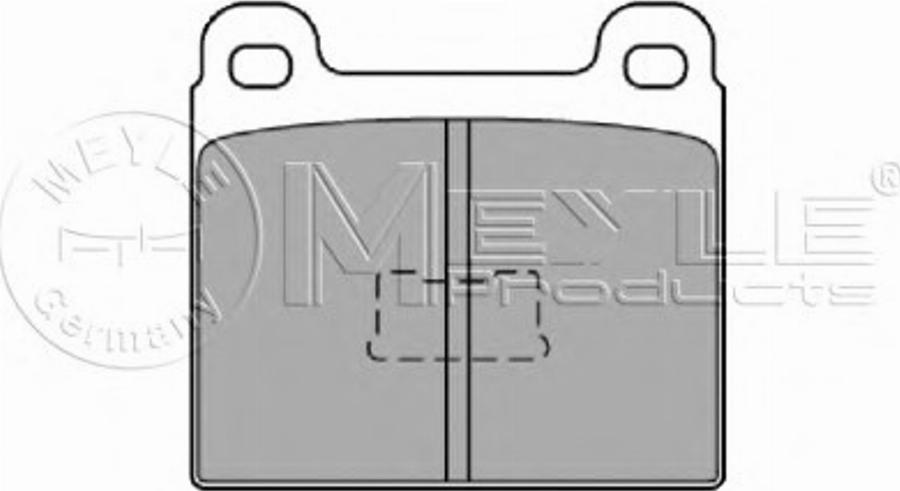 Meyle 025 202 2818 - Kit de plaquettes de frein, frein à disque cwaw.fr