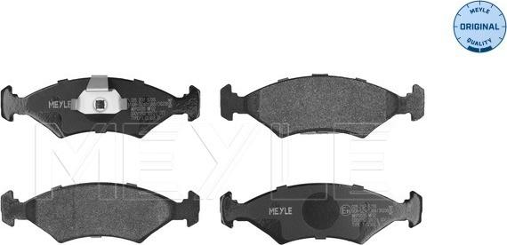 Meyle 025 207 5318 - Kit de plaquettes de frein, frein à disque cwaw.fr