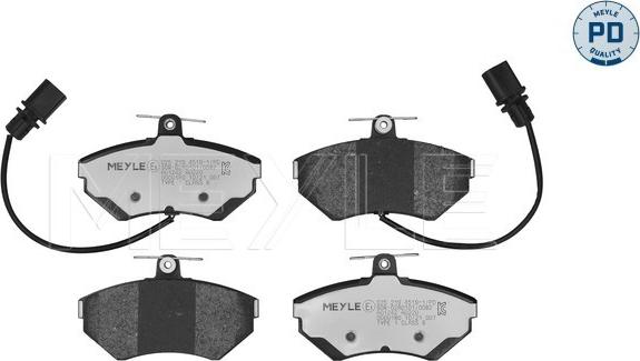 Meyle 025 219 4519-1/PD - Kit de plaquettes de frein, frein à disque cwaw.fr