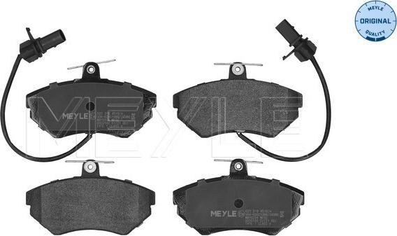 Meyle 025 219 4519/W - Kit de plaquettes de frein, frein à disque cwaw.fr