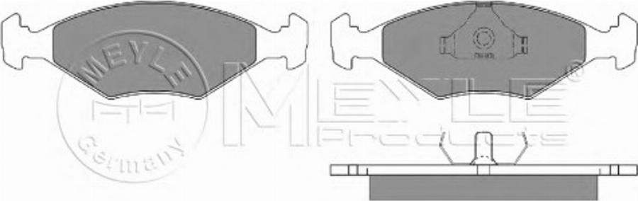 Meyle 025 219 6218 - Kit de plaquettes de frein, frein à disque cwaw.fr