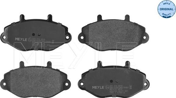 Meyle 025 214 6918 - Kit de plaquettes de frein, frein à disque cwaw.fr