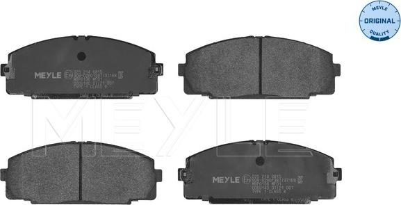 Meyle 025 214 6815 - Kit de plaquettes de frein, frein à disque cwaw.fr