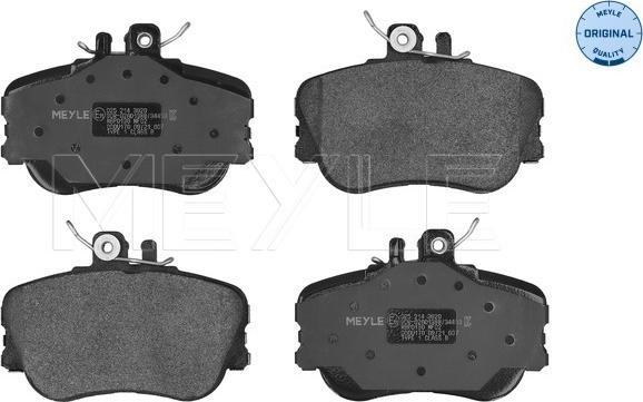 Meyle 025 214 3920 - Kit de plaquettes de frein, frein à disque cwaw.fr