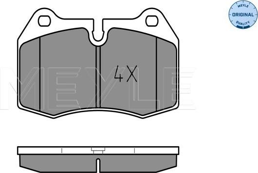 Meyle 025 214 7118 - Kit de plaquettes de frein, frein à disque cwaw.fr