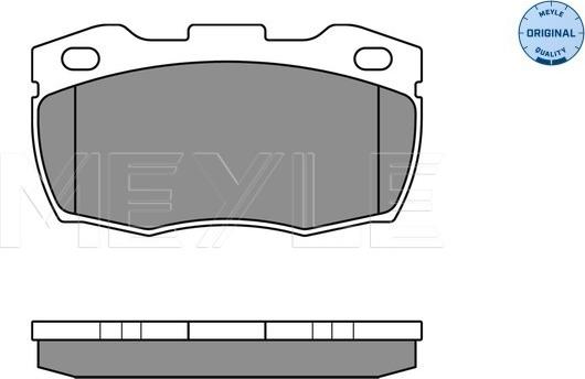 Meyle 025 215 1918 - Kit de plaquettes de frein, frein à disque cwaw.fr