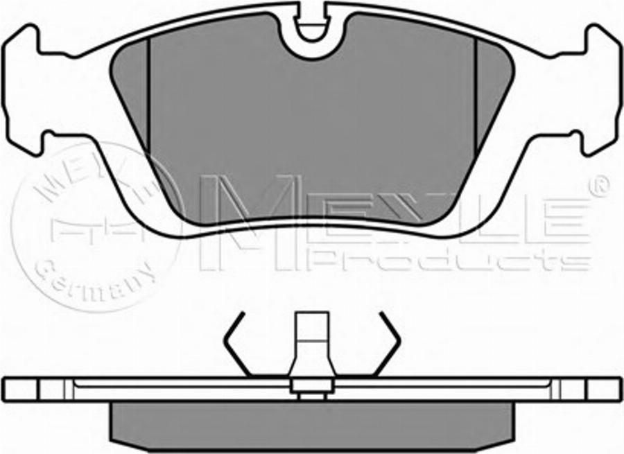 Meyle 025 216 4317 - Kit de plaquettes de frein, frein à disque cwaw.fr