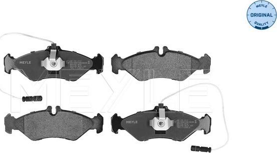 Meyle 025 216 2117 - Kit de plaquettes de frein, frein à disque cwaw.fr