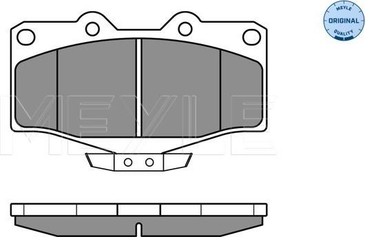 Meyle 025 216 7915/W - Kit de plaquettes de frein, frein à disque cwaw.fr