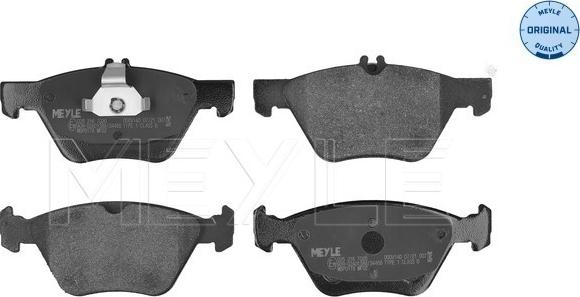 Meyle 025 216 7020 - Kit de plaquettes de frein, frein à disque cwaw.fr