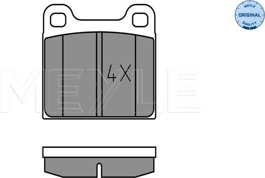 Meyle 025 210 3515 - Kit de plaquettes de frein, frein à disque cwaw.fr