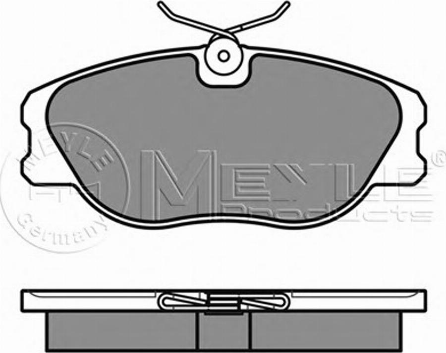 Meyle 0252114719W - Kit de plaquettes de frein, frein à disque cwaw.fr