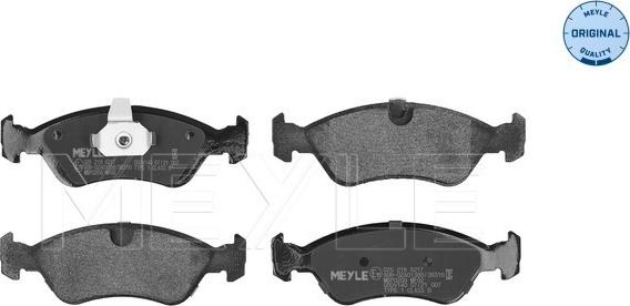 Meyle 025 218 6217 - Kit de plaquettes de frein, frein à disque cwaw.fr