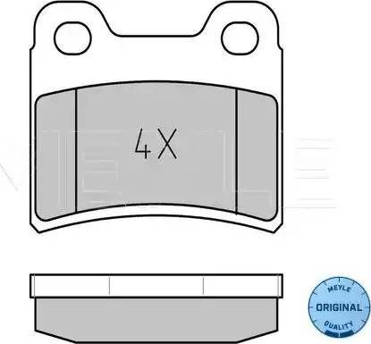 Meyle 025 218 3215 - Kit de plaquettes de frein, frein à disque cwaw.fr