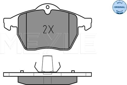 Meyle 025 218 2919 - Kit de plaquettes de frein, frein à disque cwaw.fr