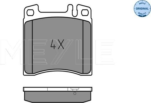 Meyle 025 213 0418 - Kit de plaquettes de frein, frein à disque cwaw.fr